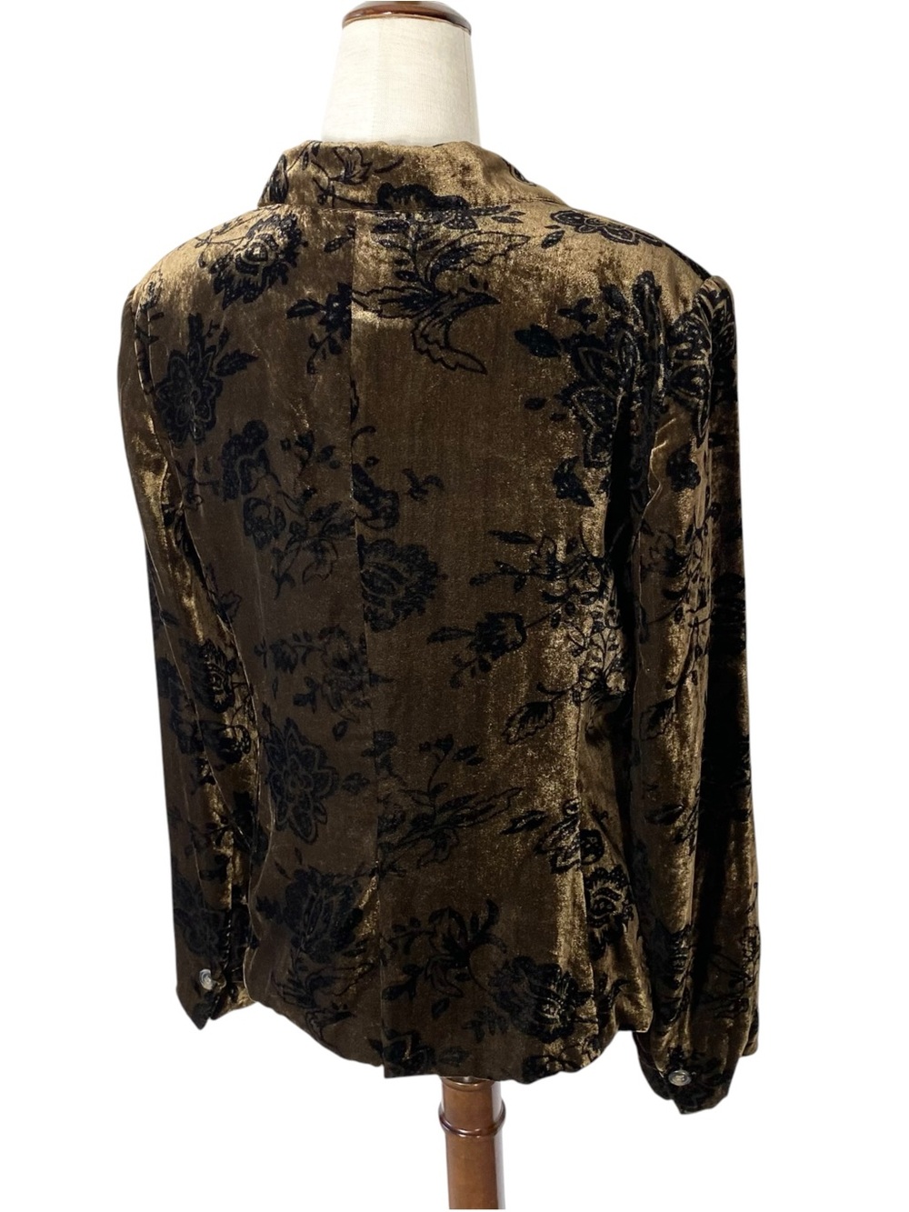 VINTAGE SPIEGEL Floral Velvet Blazer - Picture 5 of 8
